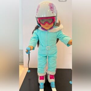 American Girl ski set